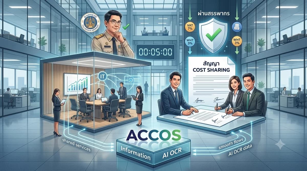 แชร์ค่าออฟฟิศ-ค่าพนักงานกับบริษัทในเครือ: วิธีทำสัญญา Cost Sharing ให้ผ่านสรรพากร โดยไม่โดนมองว่าเป็น "การให้บริการ"